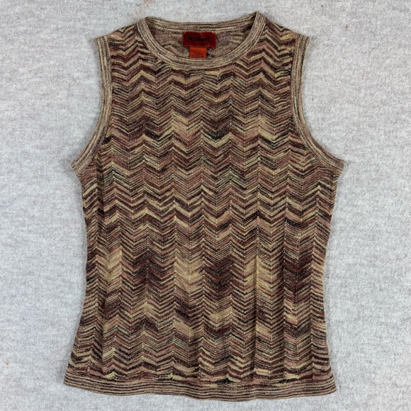 Missoni Tops - Missoni Multicolor Chevron Tank Top